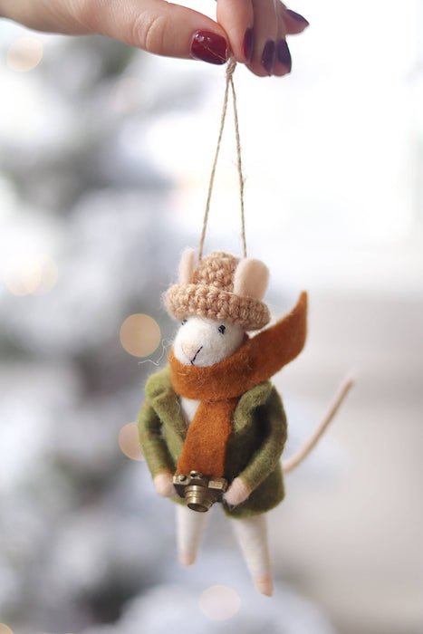 Photographer Philip Mouse Holiday Ornament