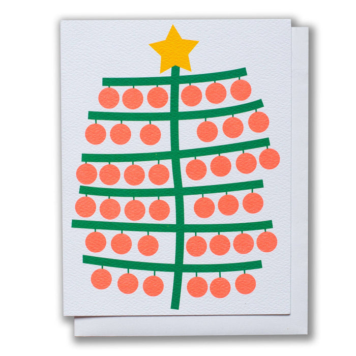 Scandi Tree Holiday Note Card