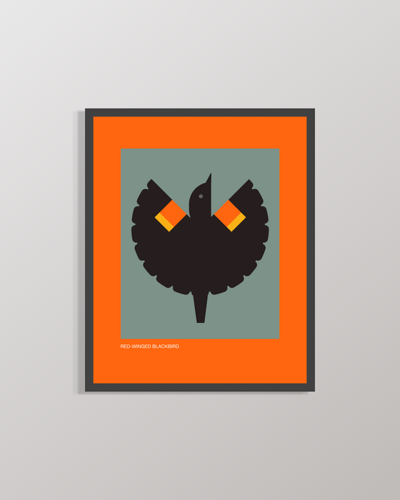 Red-Winged Blackbird | 8x10 Art Print