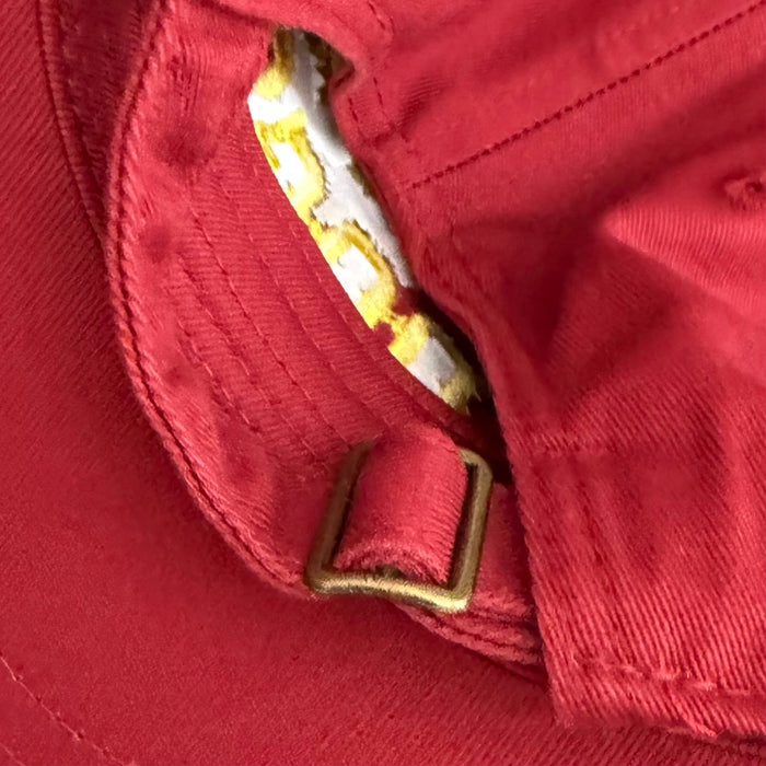 Hot dogs Baseball Cap Unisex Dad Hat gifts Organic cotton : Deep red yellow