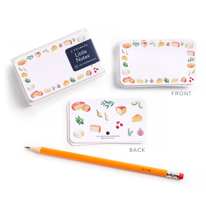 Cheese Little Notes® – Mini Notecard Pack, Set of 55