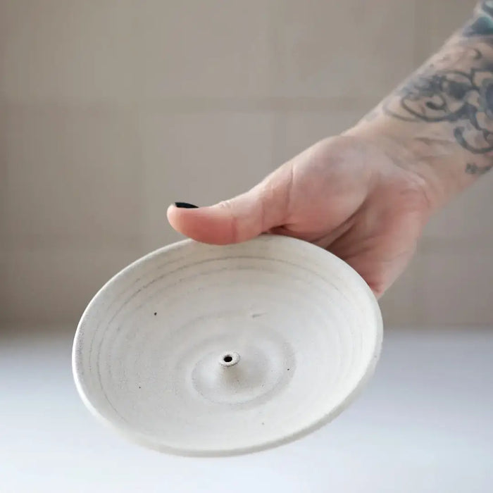 Incense Burner in 4 colors | Modern Handmade Pottery: Black