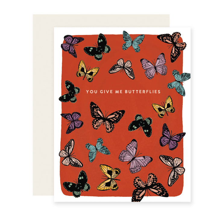 Give Me Butterflies | Love & Valentine Card