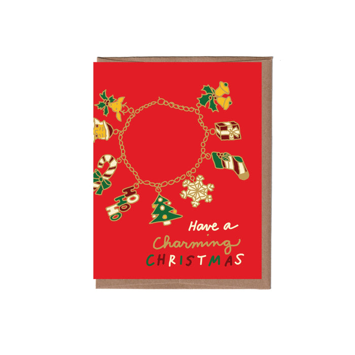 Charms Christmas Greeting Card - Box of 8