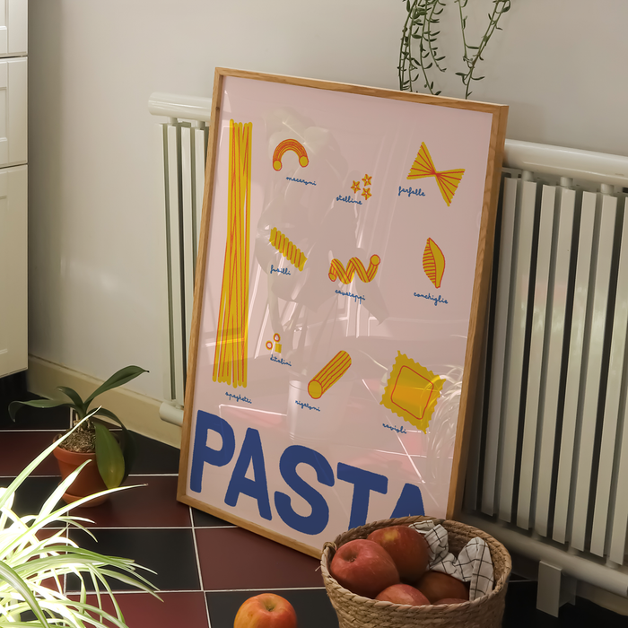 Pasta Infographic Print: 11"x14"