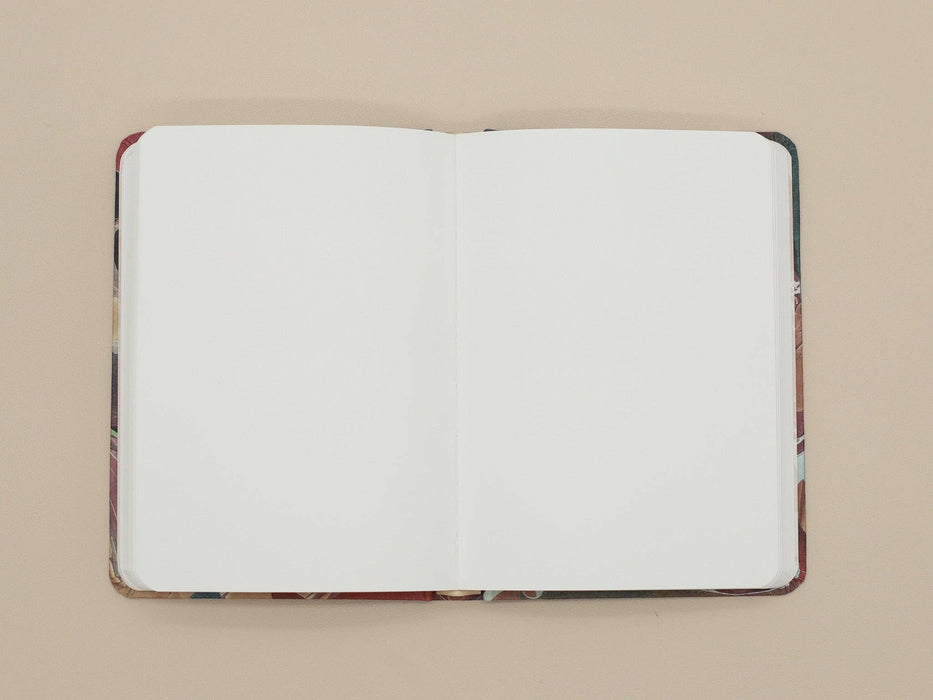 Goods for the Study Carnelian Marble B6 Hardcover Journal