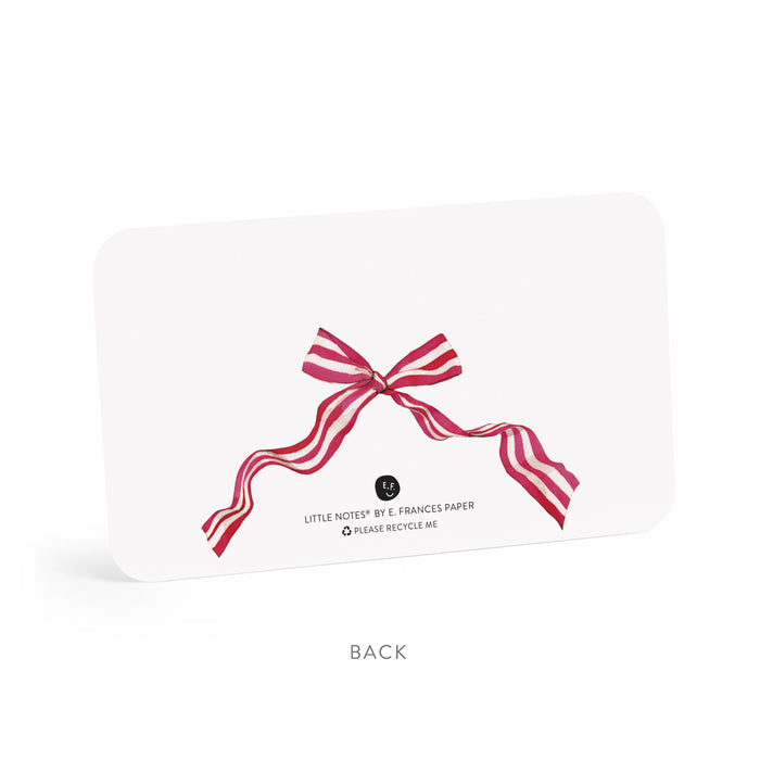Red Ribbon Candy Little Notes® – Notecards, Set of 55