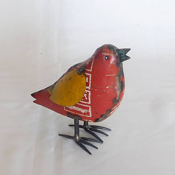 Songbird Recycled Metal Animals