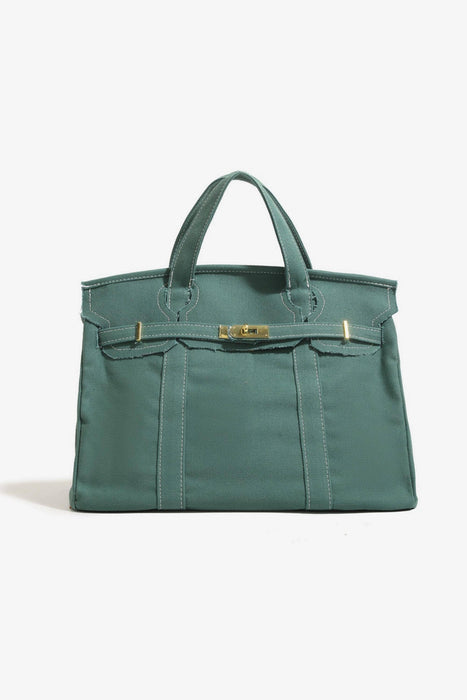 NEW! Premium Pastel Solid Colors Boatkin Boat Canvas Bag: Orange