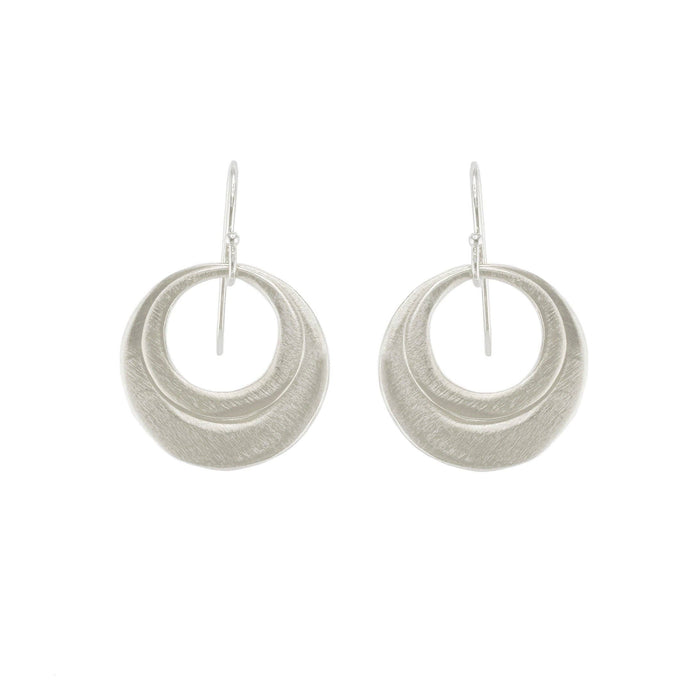 Double small & medium circles earrings: Mixed