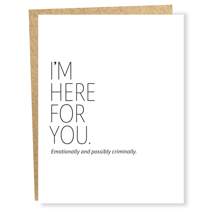 #1627: Here for You Card