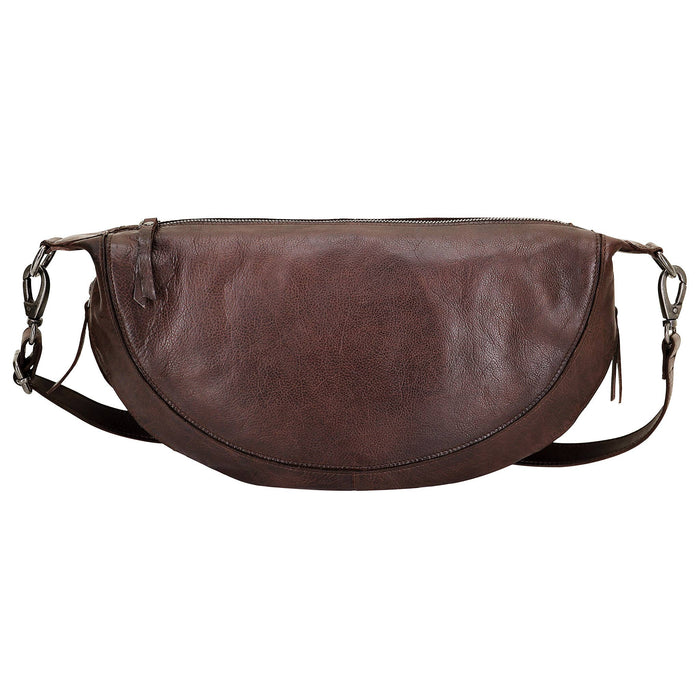 Callie Handcrafted Leather Sling/Crossbody Bags: Camel