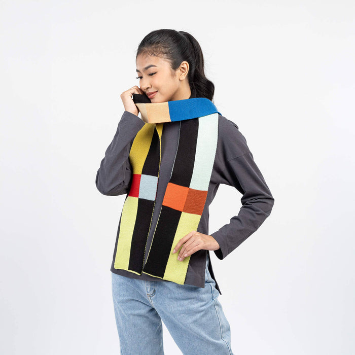 Chroma Skinny Scarf: White