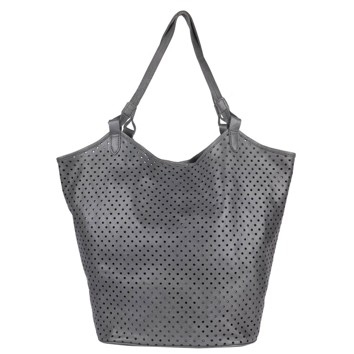 Tour Handcrafted Leather Tote/Shoulder Bags: Green