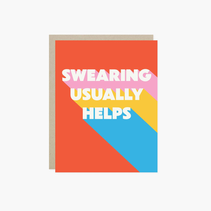 Swearing Helps Card