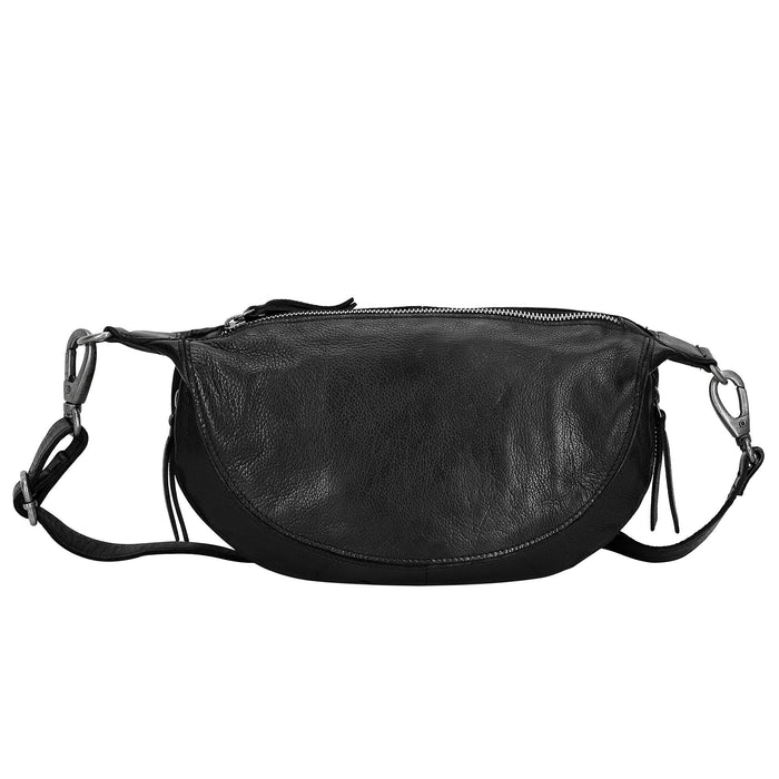 Crosby Handcrafted Leather Sling/Crossbody Bags: Grass
