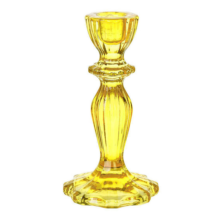 Warm Glass Candle Holders, asstd