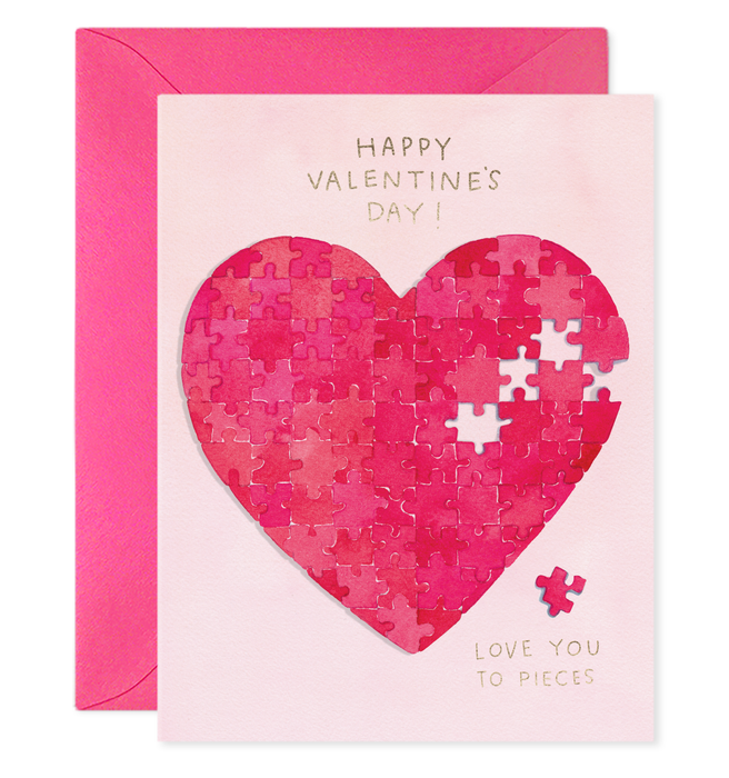 Love You to Pieces Greeting Card
