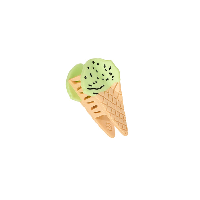 Mini Mint Chocolate Chip Ice Cream Hair Claw Clip