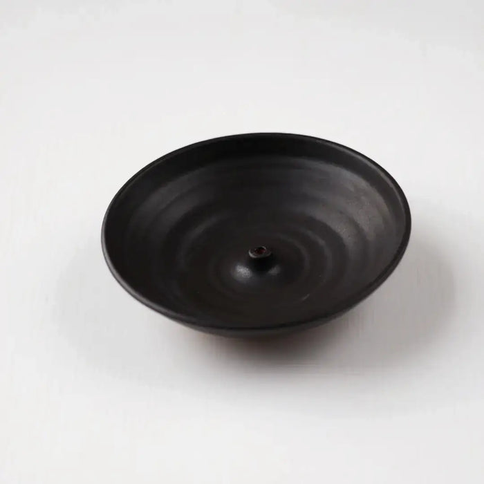 Incense Burner in 4 colors | Modern Handmade Pottery: Black