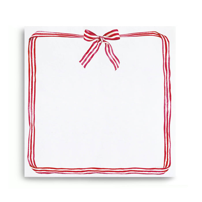 Red Ribbon Candy Chunky Notepad
