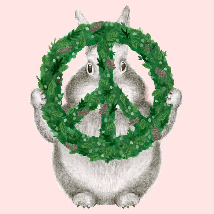 6 Pack Peace on Earth Bunny