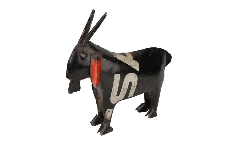 Recycled Mini Metal Goat-Garden Decor-Goat-11x11 inches-Mini