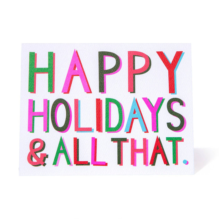 Happy Holidays & All That Note Card: Default Title