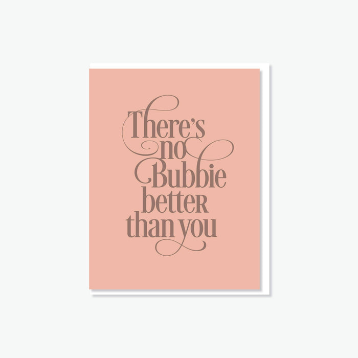 No Bubbie Better #2 Card