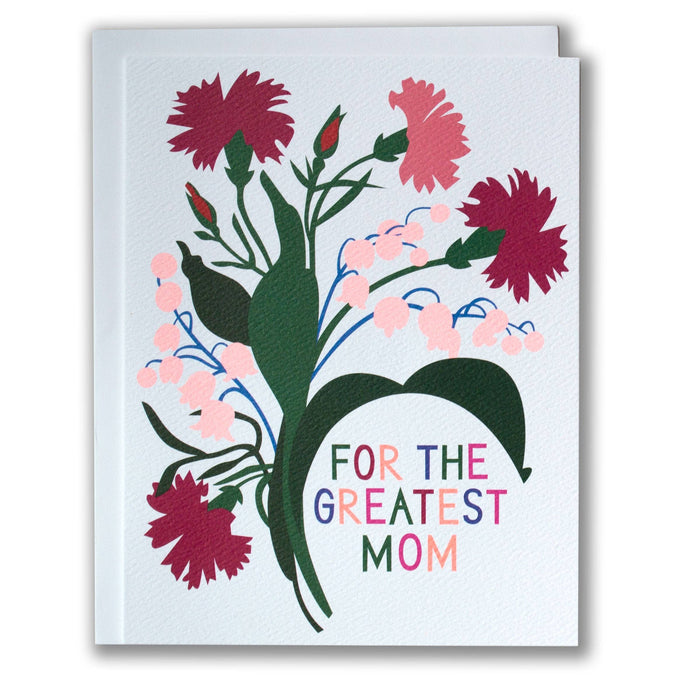 For the Greatest Mom Note Card for Mother's Day
