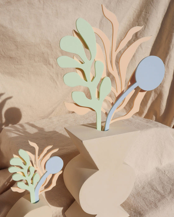 Coral Stem: See-thru Blue