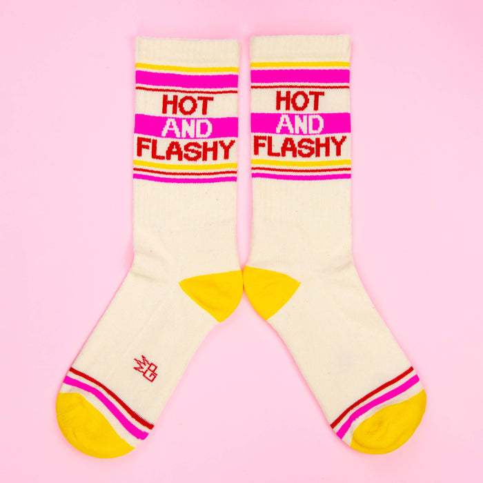 Hot and Flashy Gym Crew Socks