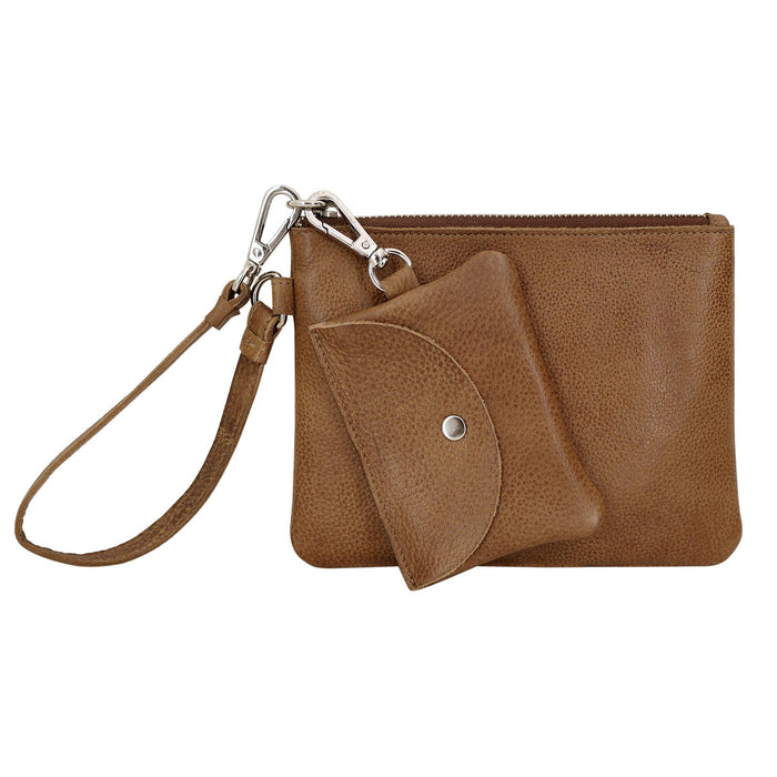 Handcrafted Leather Poetry Pouches: Grass