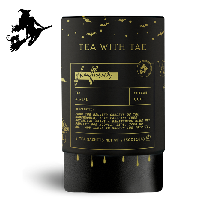 Ghoulflower Halloween Mini Tea Tube Gift (5 Tea Bags)