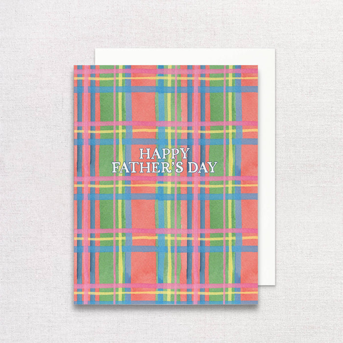 Plaid Father's Day Card