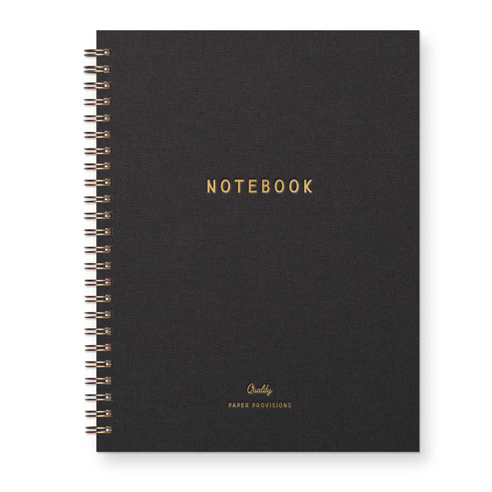 Signature Journal: Lined Notebook: Brick Linen Cover | Gold Foil