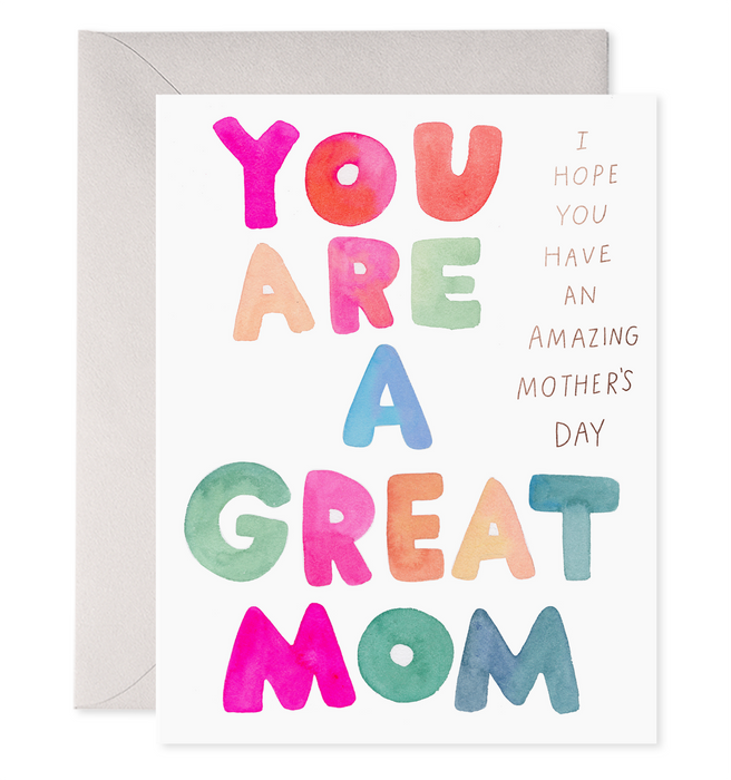 A Great Mom | Mother's Day Greeting Card