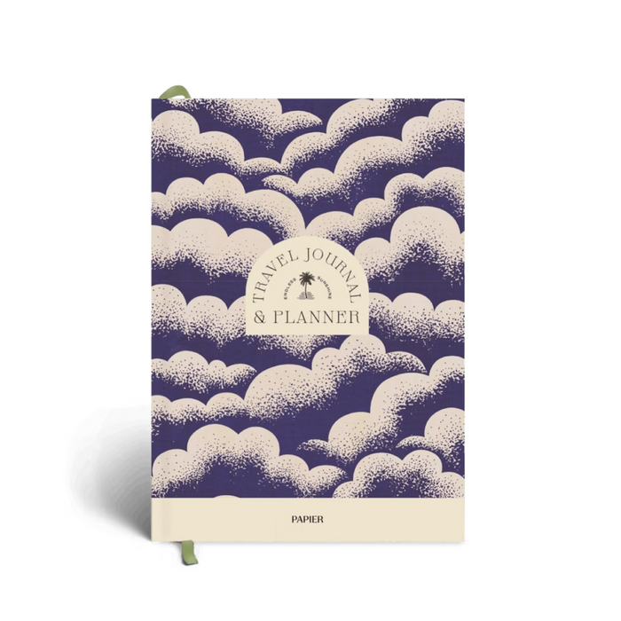 Guided Travel Journal, A5 Hardcover -  Sky High