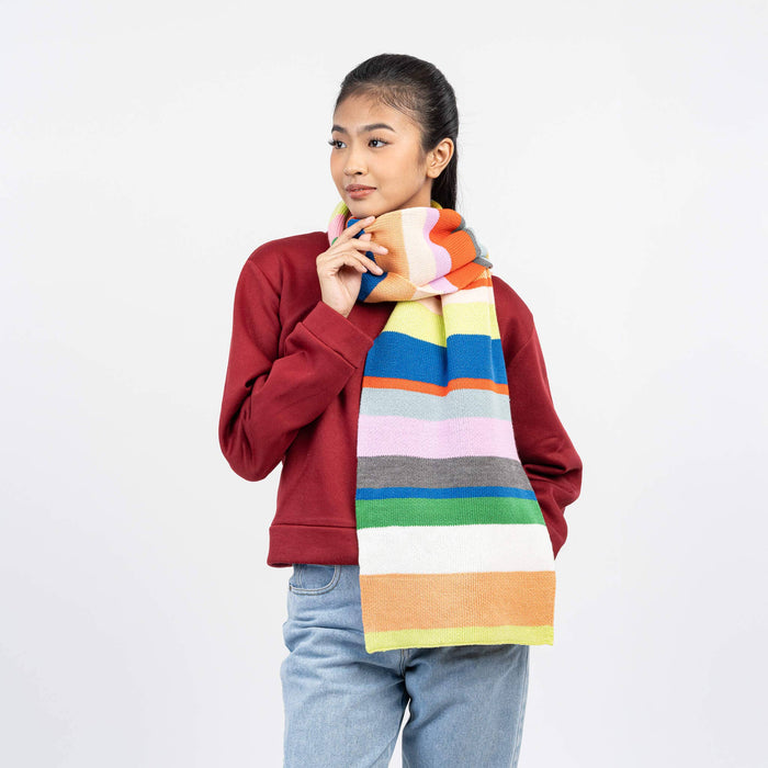 Multi Stripe Big Scarf: Sport