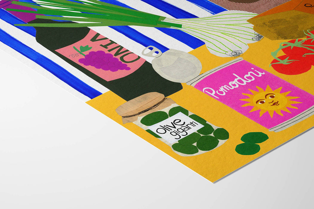 Art Print - Italian Foods : 11X14"