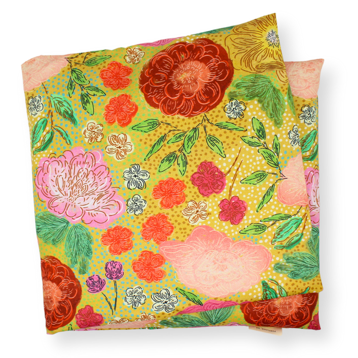 Aromatherapy Large Heat & Cold Wrap: 407 | Mint Garden Party / Lavender