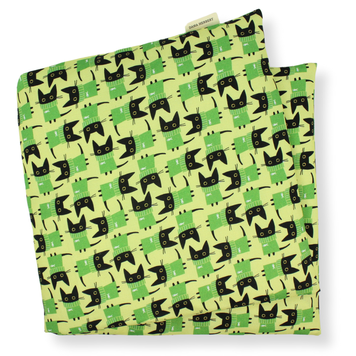 Large Heat Wrap: Navy Floral / Lavender