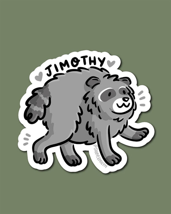 Jimothy the Raccoon Sticker
