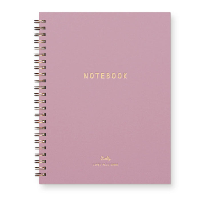 Signature Journal: Lined Notebook: Brick Linen Cover | Gold Foil