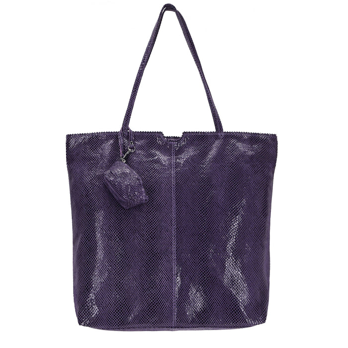 Gemma Handcrafted Leather Tote Bags: Turquoise