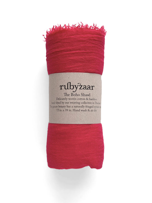 BOHO SCARF - TOMATO