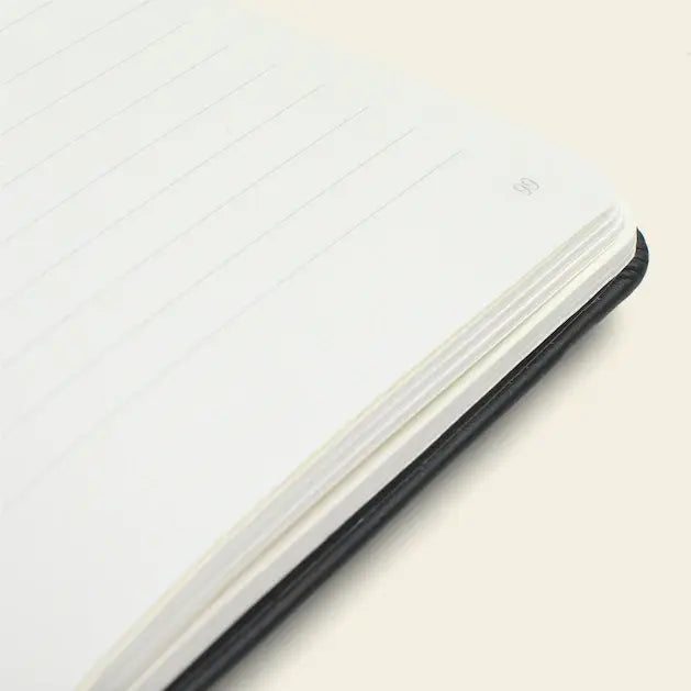 Lined Notebook, PU Leather, Hardcover - Everyday : Green