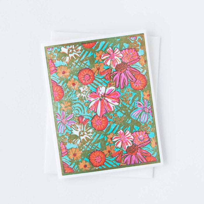 Blooming Trellis (Cyan) - Boxed Set of Six