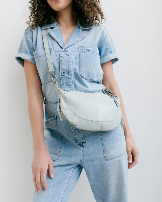 Crosby Handcrafted Leather Sling/Crossbody Bags: Indigo