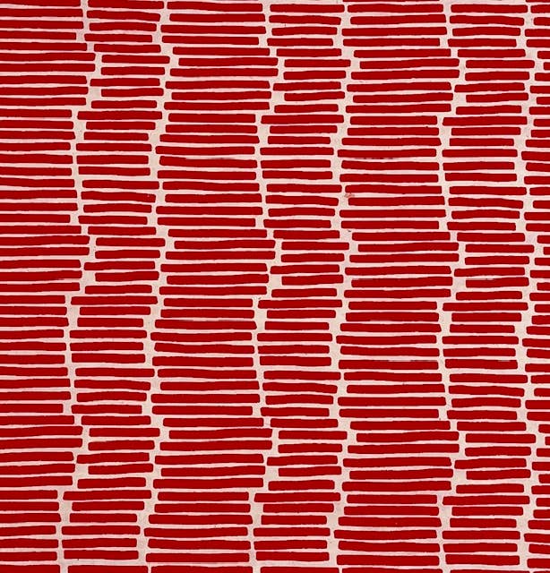 20x30 Tibetan Fabric pattern: Red